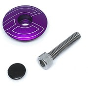 自転車 ロードバイク トップキャップ TOP CAP PURPLE WITH BOLT & PLUG (パープル) 605010-TCAPPUR