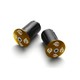 自転車 ロードバイク マウンテンバイクアクセサリー バーエンドキャップ END PLUGS+EXPANDER ゴールド （1ペア/2個セット） 6049TAMANCEXPG