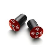 自転車 ロードバイク マウンテンバイクアクセサリー バーエンドキャップ END PLUGS+EXPANDER レッド （1ペア/2個セット） 6049TAMANCEXPR