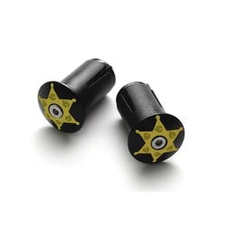 自転車 ロードバイク マウンテンバイクアクセサリー バーエンドキャップ END PLUGS+EXPANDER シェリフ （1ペア/2個セット） 6049TAMANCEXPSH