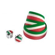 ロードバイク バーテープ フラッグ イタリア (1ペア/2個セット) バーエンドキャップ:2個とフィニッシュテープ:2枚付属 607019-NMSTRIIT