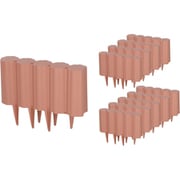 ブロックフェンス ブラウン10個入