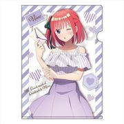 映画 五等分の花嫁 Letter A4クリアファイル 中野二乃 [キャラクターグッズ]