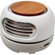 携帯扇風機 POCKET FAN(ポケットファン) USB充電式 風量1段階 ホワイト DFHD227-WH