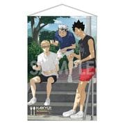 ハイキュー！！ タペストリー -いただきます！- シリーズ 3. 月島蛍＆黒尾鉄朗＆木兎光太郎 [キャラクターグッズ]