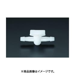 11mm 二方コック （PE製） EA425KC-11
