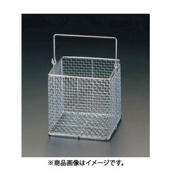 200×200×200mm 洗浄かご・角型（ステンレス製） EA992CF-3