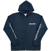 alphatackle ドライジップパーカー NAVY-LL