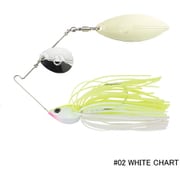 クレイジースピナーベイト TW 3/8oz #02 ホワイトチャート