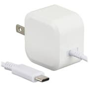 AC充電器 AudioComm USB-Cケーブル一体型(1.5m) 2.4A 収納式スイングプラグ採用 ホワイト MAV-AC12W-W