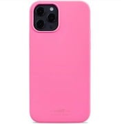15329 [iPhone 12/12 Pro用 ソフトタッチ シリコンケース Bright Pink]
