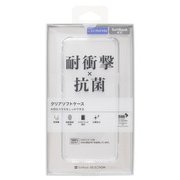 シンプルスマホ6用 耐衝撃 抗菌 クリアソフトケース クリア SB-A033-SCAS/CL