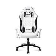ゲーミングチェア PINONシリーズ クッションタイプ ランバーサポート PUレザー ホワイト PINON-WHITE