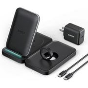 B2538111 [ワイヤレス充電器 Anker 533 Wireless Charger 3in1 Stand ワイヤレススタンド：5W/7.5W/10W/ワイヤレスパッド：5W ブラック]