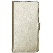 AC-F52B MP SG [らくらくスマートフォン F-52B専用 5ポケットシャイニー手帳型ケース シャンパンゴールド]