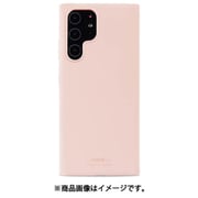 Galaxy S22 Ultra用 ソフトタッチシリコーンケース Blush Pink 15409