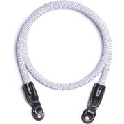 カメラ用ネックストラップ ロープカメラストラップ スチールリング シルバーグレー Rope Camera Strap Silver Grey 100cm