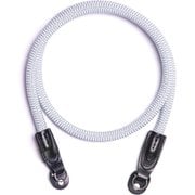 カメラ用ネックストラップ ロープカメラストラップ スチールリング シルバーグレー Rope Camera Strap Silver Grey130cm