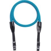カメラ用ネックストラップ ロープカメラストラップ ウェビングバンド アクア Rope Camera Strap WB Aqua 130cm