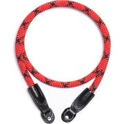 カメラ用ネックストラップ ロープカメラストラップ スチールリング デュオトーン レッド Rope Camera Strap Duotone Red 100cm