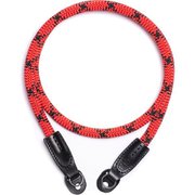 カメラ用ネックストラップ ロープカメラストラップ スチールリング デュオトーン レッド Rope Camera Strap Duotone Red 130cm