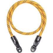 カメラ用ネックストラップ ロープカメラストラップ スチールリング デュオトーン ハニー Rope Camera Strap Duotone Honey 130cm