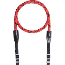 カメラ用ネックストラップ ロープカメラストラップ ウェビングバンド デュオトーン レッド Rope Camera Strap WB Duotone Red 130cm