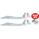 AC-63 1/72 エアクラフトシリーズ アメリカ空軍 戦闘機 F-15C イーグル 第18戦術戦闘航空団 将軍1982 [組立式プラスチックモデル]