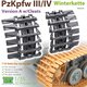 TR85030 1/35 ディティールアップパーツ III/IV号戦車用 冬季履帯 ウィンターケッテンバージョン A 滑り止め付 [プラモデル用パーツ]