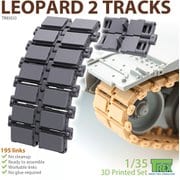 TR85033 1/35 ディティールアップパーツ レオパルト2戦車用 可動式履帯 [プラモデル用パーツ]
