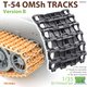 TR85042 1/35 ディティールアップパーツ T-54 OMSh用 可動式履帯 バージョン B [プラモデル用パーツ]