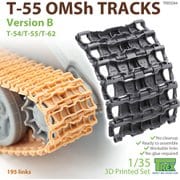 TR85044 1/35 ディティールアップパーツ T-55 OMSh用 可動式履帯 バージョン B [プラモデル用パーツ]