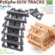 TR86008 1/16 ディティールアップパーツ III/IV号戦車用 可動式履帯 Type.3b [プラモデル用パーツ]