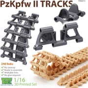 TR86015 1/16 ディティールアップパーツ II号戦車用 可動式履帯 [プラモデル用パーツ]