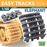 TR84001 1/48 ディティールアップパーツ エレファント駆逐戦車用 可動式履帯 [プラモデル用パーツ]