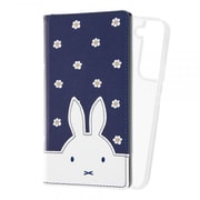 Galaxy S22 ミッフィー 手帳型 FLEX CASE ダイカットレザー ミッフィー ネイビー INR-BGS22FXDLC1/MF4