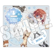 映画 五等分の花嫁 ゆらりアクリル ねこといっしょ Ver. 中野 三玖 [キャラクターグッズ]