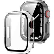 PDHSFGW7L-CL [Apple Watch Series 7 45mm 用 シンプルフレーム ガラス クリア]