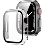 PDHSFGW7S-CL [Apple Watch Series 7 41mm 用 シンプルフレーム ガラス クリア]
