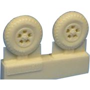 R48446 1/48 ディティールアップパーツ スピットファイア 5スポークホイール Zブロック トレッド [プラモデル用パーツ]