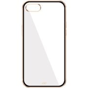 IS-ISE2-02BG [iPhone SE（第3世代）/8用 ラグジュアリー クリアケース ブラック ゴールド]