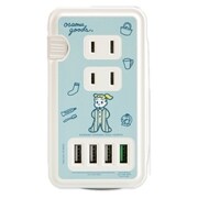 OSAMU GOODS(オサムグッズ) ACタップ USBポート付 パジャマ MOMG-08C