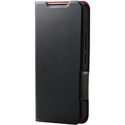 Galaxy S22（SC-51C/SCG13） ケース カバー レザー TPU 手帳型 マグネット フラップ スリム 衝撃吸収 超軽量 薄型 ブラック PM-G221PLFUBK