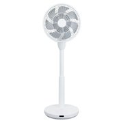 23cm羽根 ミニリモコン扇風機 YKLX-MR23-W