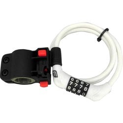 ミニダイヤルロック ブラケット付 ホワイト 8mm×90cm 80011