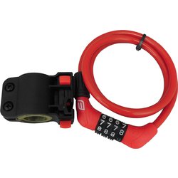 ミニダイヤルロック ブラケット付 レッド 8mm×90cm 80012