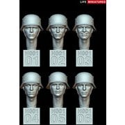 LM-35H001 1/35 ディティールアップパーツ WWII ドイツ軍スペアヘッドセットNo.1 シュターヘルム編 [組立式プラスチックモデル]