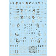GM-273 GM ウェザリングデカール No.1 ライトチッピング サンドブラウン×ダークブラウン [プラモデル用品]