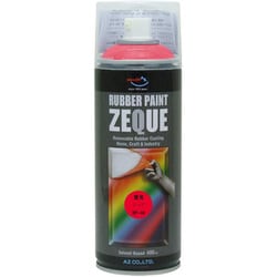 RP440 [ラバーペイント ZEQUE 蛍光レッド 400ml RP-44 塗って剥がせる塗料 ラバースプレー]