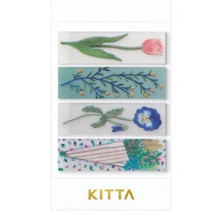 KITTA（キッタ） Clear フラワー 透明マスキングテープ KITT009